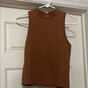 a new day High-Neck Tan Tank Top